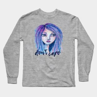 Don't Care Long Sleeve T-Shirt